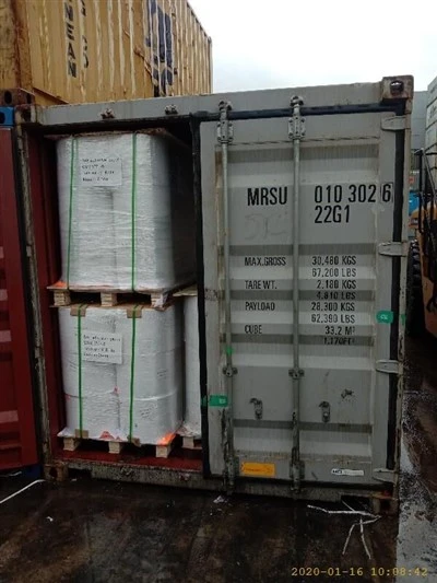 Полу-глиновая бумага CSW01 Water Glue Label Jumbo Roll